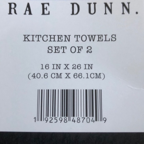 Rae Dunn | Trick or Treat Kitchen Towel Set of 2 - Picture 3 of 3